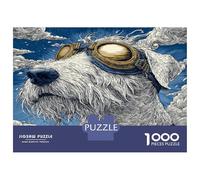 Soft Coated Wheaten Terrier Puzzle Intrattenimento Creativo 1000 Elementi Cute Pet Dog Puzzle Di Cartone Decorazione Perfetta Sfide Divertenti Per Adulti E Bambini 38x26cm/1000pcs