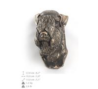 Soft Coated Wheaten Terrier - statua del cane per appendere al muro, Art Dog IT