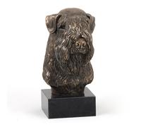 Soft-Coated Wheaten Terrier Testa Su Pietra Art-Dog
