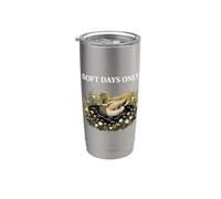 Soft Days Only, grazioso laghetto con anatre, accogliente, nella natura, Cottagecore Calm Bicchiere termico in acciaio inox doppia parete