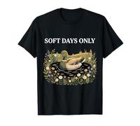 Soft Days Only, Grazioso laghetto con Anatre, Accogliente, nella Natura, Cottagecore Calm Maglietta