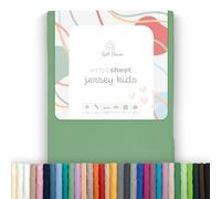 Soft Dream Lenzuolo con angoli 80x160 cm Menta - 100% cotone pettinato Jersey - Qualità Premium - Lenzuolo sotto con angoli per lettino per bambini Junior - Certificato OekoTex - Prodotto nell'UE