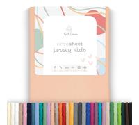 Soft Dream Lenzuolo con angoli 80x180 cm Pesca - 100% cotone pettinato jersey - Qualità Premium - Lenzuolo con angoli per lettino per bambini Junior - Certificato OekoTex - Prodotto nell'UE - 80x180cm