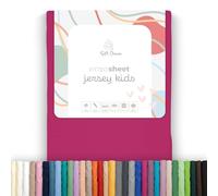 Soft Dream Lenzuolo con angoli elasticizzati da 80 x 160 cm, 100% jersey di cotone pettinato, di alta qualità, con angoli elasticizzati per letto dei bambini, certificato OekoTex, prodotto nell'UE, 80