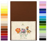 Soft Dream Lenzuolo con angoli elasticizzati da 80 x 180 cm, qualità premium, 100% cotone pettinato jersey con angoli elasticizzati per culla per letto dei bambini, certificato OekoTex, made in EU,