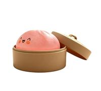 Soft Dumpling Toy | Cute Realistic Squeeze Ball for Kids Adults Teens, Fun Stress Relief Toy for Offices Work Classrooms Commuting Study Waiting Rooms, Relaxation and Sensory Play for Family Friends