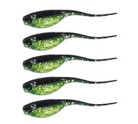 Soft Fishing Bait - Artificial Lure Kit, Silicone Tackle Set, 1.97x0.39x0.2 inches Flexible Worm Lures Pack | Bright Color Realistic Fishing Baits Kit, Compact Portable Gear for Lake Pond Casting