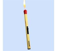 Soft Flame Butane Lighter with Adjustable Flame and Visible Gas Chamber for Indoor, Candle, Camping, Gift for Men and Women (Butane Not Included)