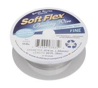 Soft Flex Wire 21-Strand Metallo .014-inch x 30 '-Satin Silver