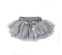 Soft Girl Gioielli Infant Neonato Bambina Morbida Gonna Tutu, Shorts, Festo Bowknot Party Carnevale Maglia Tull Tutu Gonna Bambini Bambina 128, grigio., 3-6 Monate