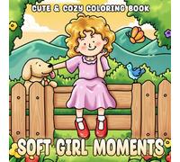 Soft Girl Moments Coloring Book: Pastel Vibes Coloring Pages featuring Wholesome Outfits, Positive Words, and Simple Joys Illustrations for All Ages to Feel Creative and Relaxed