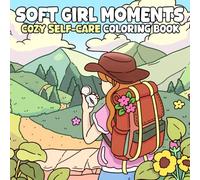 Soft Girl Moments Coloring Book: Pastel Vibes Coloring Pages for All Ages with Simple Joys, Wholesome Outfits, and Positive Words to Feel Creative & Relaxed