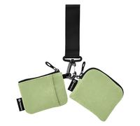 Soft Grass Donne Porta Carte di Credito Portamonete Carino Moda ID Porta Carte Protettivo con Cerniera Tasca Monete per Le Donne 2 Confezioni Tarjetero para Tarjetas de Credito