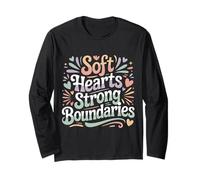 Soft Hearts Strong Boundaries Forza emotiva |- Maglia a Manica