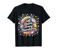 Soft Hearts Strong Boundaries Forza emotiva - Maglietta