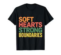 Soft Hearts Strong Boundaries Forza emotiva - Maglietta