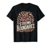 Soft Hearts Strong Boundaries Forza emotiva - Maglietta