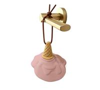 Soft Ice Cream Shape Door Stopper | Non-Slip PVC Door Stop Wall Protector & Anti-Collision Ďoor Buffer | Dual-Use Đoor Holder & Wall Safety Pad 10×10×5.2cm Cute Home Office Bathroom Dorm Apartment Ent