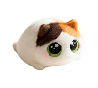 Soft Kitten Cushion - Big Eyed Plush Animal, Squeezable Bedside Decor | Big Eyes Design Soft Squeeze Doll Decoration | Party Birthday Dorm Couch Sofa Bed Living Room Home, plush Companion