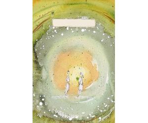 Soft Layers Composition Notebook - Blank Edition with Tiny Figures | 6″ × 9″ - 120 Pages, 60 Sheets: Minimalist Art Journal with Smooth Blank Pages | ... for Sketching, Writing & Creative Notes