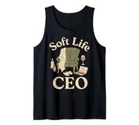 Soft Life CEO Self Care Tee per chi ama il relax Canotta