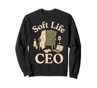 Soft Life CEO Self Care Tee per chi ama il relax Felpa