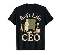 Soft Life CEO Self Care Tee per chi ama il relax Maglietta