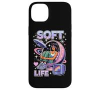 Soft Life Estetica Y2K Pastello Vaporwave Spazio Teen Girl Custodia per iPhone 14 Plus