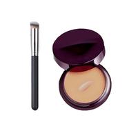 Soft Matte Cream Concealer, Full-Coverage Waterproof Moisturizing Hydrating Foundation, Color Correcting Cream with Makeup Brush, Hydrating Long-Lasting Concealer, For All Skin (Ivory, 13.5g)