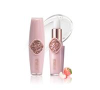 Soft & Moisturizing Lip Balm - Balsamo per labbra trasparente con profumo di pesca, ripara le labbra secche e screpolate, idratante intensamente, come maschera per le labbra e fondotinta per il trucco