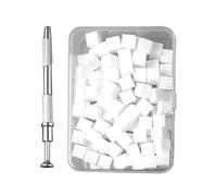 Soft Nail Sponges, Cosmetic Foam Nail Design Tools with Grabbing Pen, Convenient Polish Transfer Supplies for Manicure, Painting, Home, Family, Finger Lovers