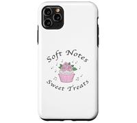 Soft Notes Sweet Treats Coquette Estetica Cupcakes & Rose Custodia per iPhone 11 Pro Max
