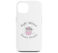 Soft Notes Sweet Treats Coquette Estetica Cupcakes & Rose Custodia per iPhone 13