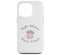 Soft Notes Sweet Treats Coquette Estetica Cupcakes & Rose Custodia per iPhone 13 Pro