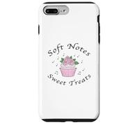 Soft Notes Sweet Treats Coquette Estetica Cupcakes & Rose Custodia per iPhone 7 Plus/8 Plus