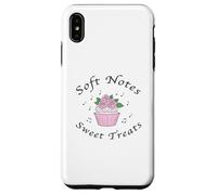 Soft Notes Sweet Treats Coquette Estetica Cupcakes & Rose Custodia per iPhone XS Max