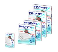 Prontex Compresse adesive - Medicazione sterile per la protezione delle ferite, 5 pezzi da 5x7 cm