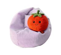 Soft Plush Beanbag Chair, Beanbag Sofa Ornament, Sofa Ornament with Adorable Design, Decorative House Beanbags Chair, Small Sofas Decor for Girl Collectors Fans Nursery Bedroom Home Play Crafts