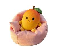 Soft Pouf Decoration - Adorable Crafted Stool, 15cm Tiny Pouf Seat for Craft Room, Small Divan with Artistic Design, Interior Styling, Snug Ottoman for Fans Collection and Play Area