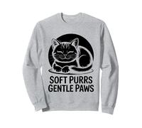 Soft Purrs Gentle Paws Cat Lovers Feline Pet Meow Love Cats Felpa