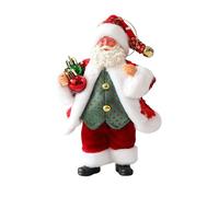 Soft Santa Claus Ornaments | Home Decor Party Supplies F0r Holiday Trees | Santa Ornaments for Christmas Tree for Indoor Outdoor Bedroom Living Room Fireplace Window Yard Porch