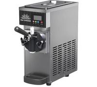 Soft Serve Ice Cream Maker per la casa e il lavoro, macchina da banco con pre-raffreddamento, pulizia automatica, pannello LCD, sapore singolo, facile da usare