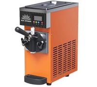 Soft Serve Ice Cream Maker per la casa e il lavoro, macchina da banco con pre-raffreddamento, pulizia automatica, pannello LCD, sapore singolo, facile da usare