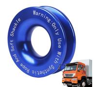 Soft Shackle Recovery Kit - 41, 000 lbs Aluminum Soft Shackle Ring | Heavy Duty Snatch Block Pulley, Winch Accessories Kit for Truck Vehicle Towing Recovery