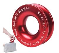 Soft Shackle Recovery Kit - Alluminio Lega 41,000 Lbs Portable Recovery Ring | Heavy Duty Snatch Block Pulley Winch Accessories | Truck Vehicle Towing and RecoveÃy Use