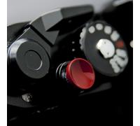 soft shutter release DARK RED adatto a CANON A-1 AE-1 LEICAFLEX SL SL2 NIKON ZF