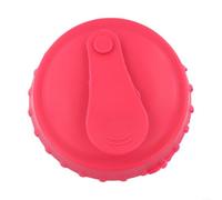 Soft Silicone Can Lid for Beer per cola Leak-Proof Soft Silicone(Pink) | Soft silicone material, gentle on rim, prevents spills, fits standard cans, easy to apply