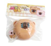 Soft Squeeze Toys, Capybara Shape Elastic Interactive Ultra-Soft, 6 pollici Stress Relief Toy with Texture, Safe Material Fidget Toy with Hand Grip, Birthday for Kids Teens