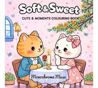 Soft & Sweet: Coloring Book for Adults and Teens Featuring Adorable Animal Pairs in Tender, Cozy Moments for Relaxation and Romance Couples