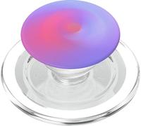 Soft Violet Coral Gradient | Modern Abstract Energy Flow PopSockets PopGrip per MagSafe